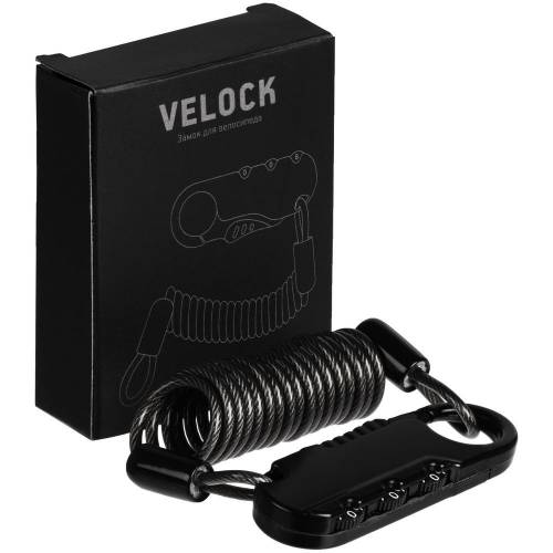 Кодовый замок для велосипеда Velock, черный фото 4