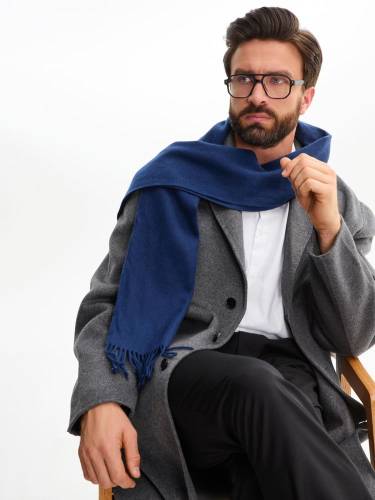 Шарф Noble, ярко-синий фото 14