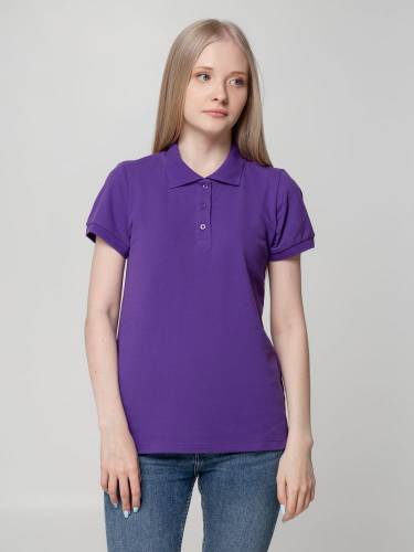 Рубашка поло женская Virma Lady, фиолетовая фото 6