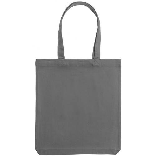 Холщовая сумка Avoska, темно-серая (серо-стальная) фото 4