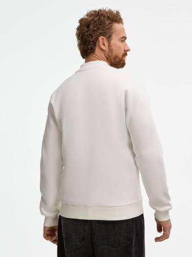 Бомбер унисекс AtmosWear, молочно-белый фото 17