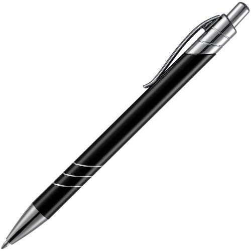 Ручка шариковая Undertone Metallic, черная фото 4