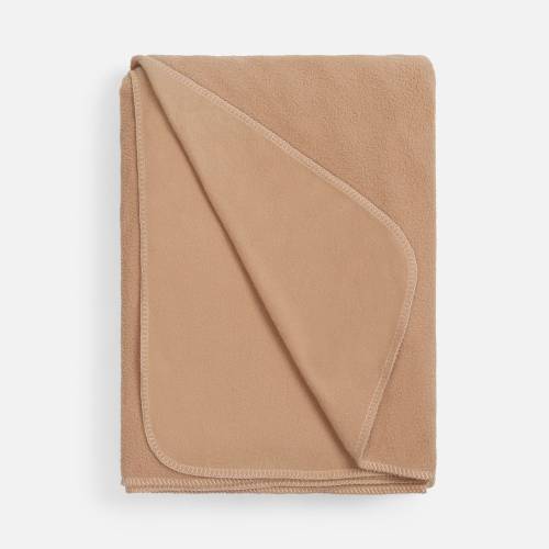 Флисовый плед Warm&Peace, бежевый фото 3