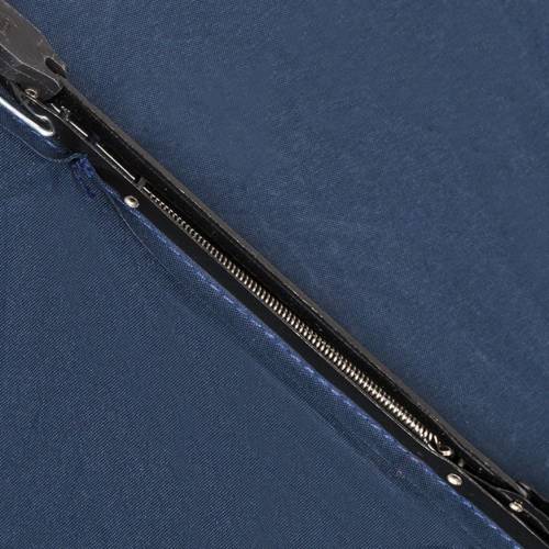 Зонт складной Fiber, темно-синий фото 7
