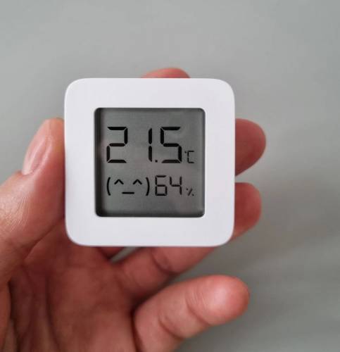 Датчик температуры и влажности Xiaomi Temperature and Humidity Monitor 2, белый фото 6