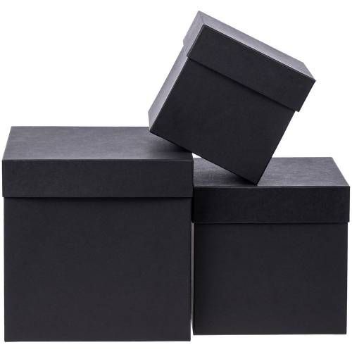 Коробка Cube, L, черная фото 5