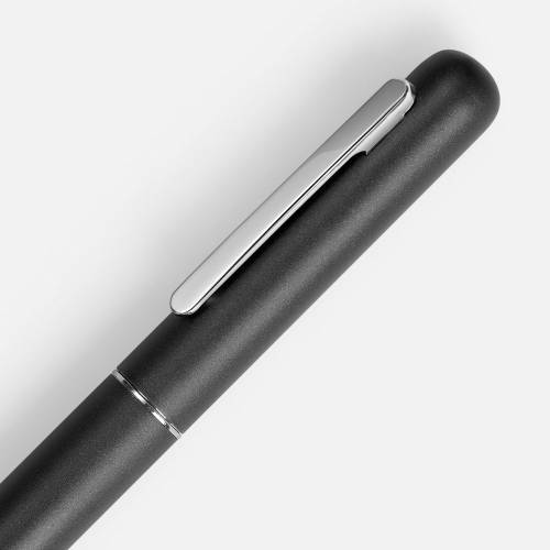 Ручка шариковая Scribo, матовая серая фото 4