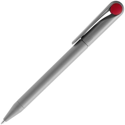 Ручка шариковая Prodir DS1 TMM Dot, серая с красным фото 3