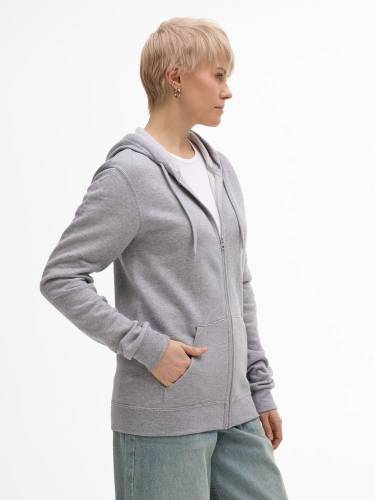 Толстовка унисекс Stone, серый меланж фото 10