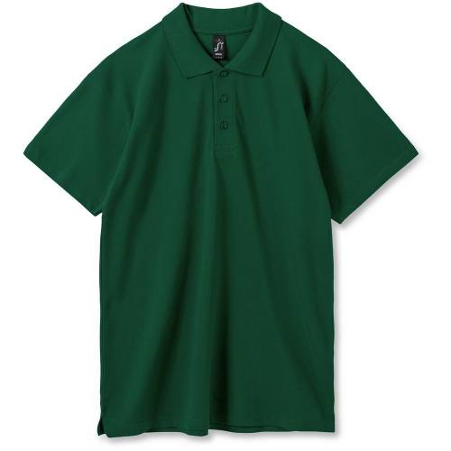 Рубашка поло мужская Summer 170, темно-зеленая фото 2