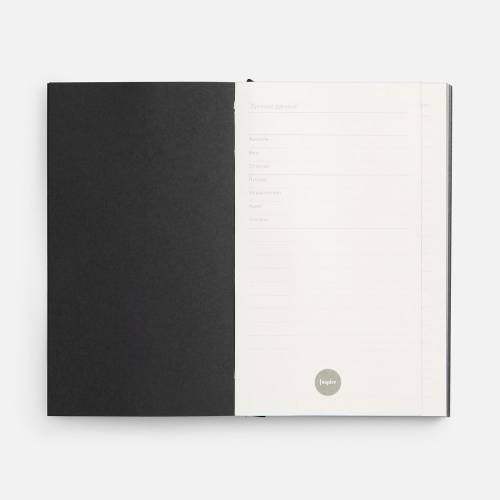 Ежедневник Flat Mini, недатированный, черный фото 6 Ежедневник Flat Mini, недатированный, черный фото 6