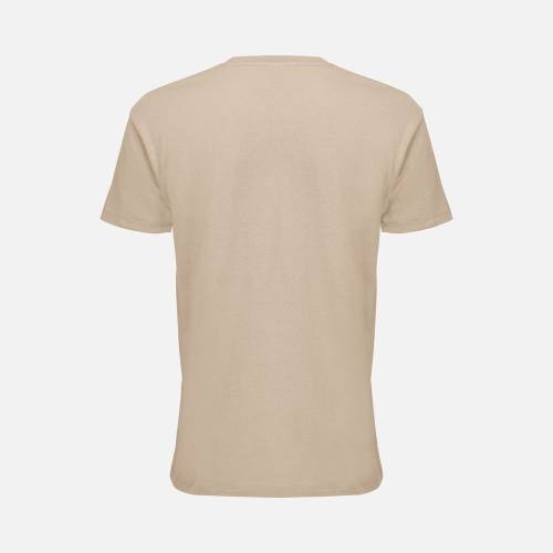 Футболка унисекс Regent 150, серо-бежевая фото 3