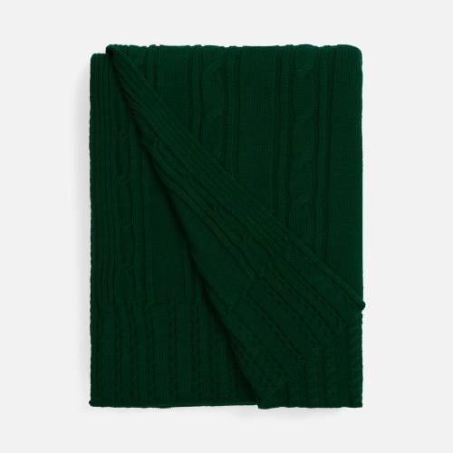 Плед Remitti, темно-зеленый (хвойный) фото 2