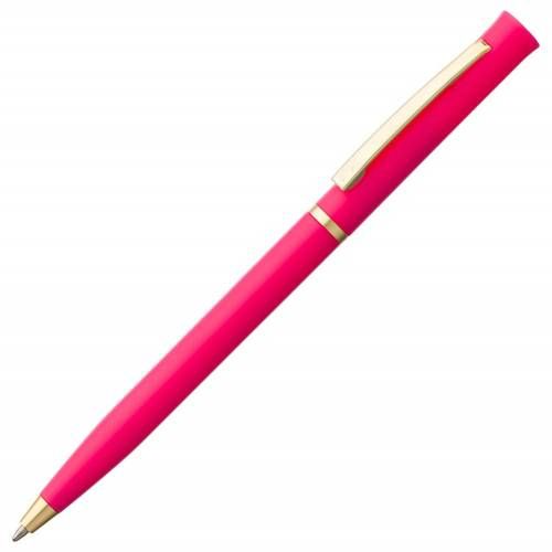 Ручка шариковая Euro Gold, розовая фото 2
