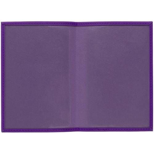 Обложка для паспорта Shall, фиолетовая фото 4