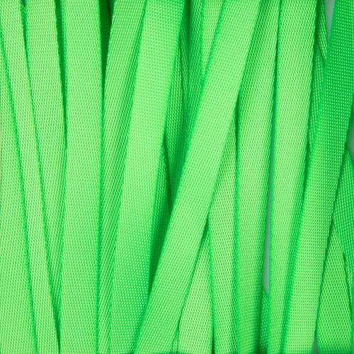 Стропа текстильная Fune 10 S, зеленый неон, 10 см фото 2