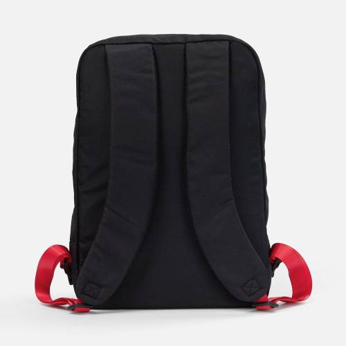 Рюкзак B2, черный с красными стропами фото 5