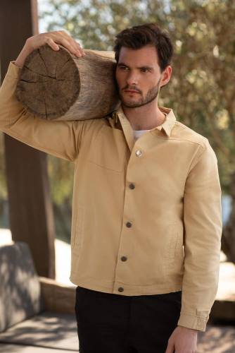 Куртка унисекс Bratislava, бежевая фото 5 Куртка унисекс Bratislava, бежевая фото 5