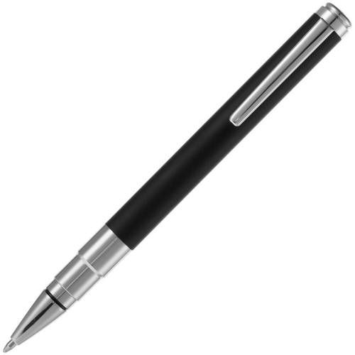 Ручка шариковая Kugel Chrome, черная фото 4