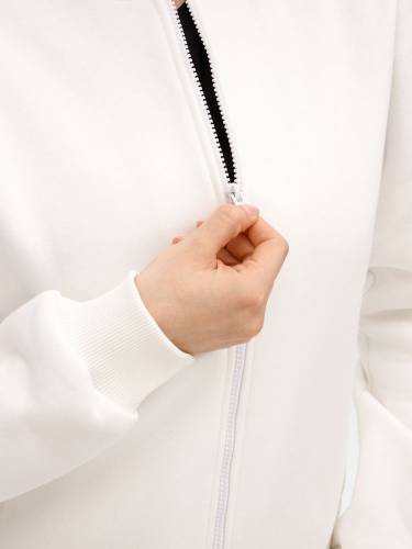 Бомбер унисекс Estado, молочно-белый фото 11