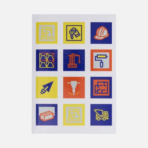 Стикерпак UV-DTF Industry, строительство фото 2