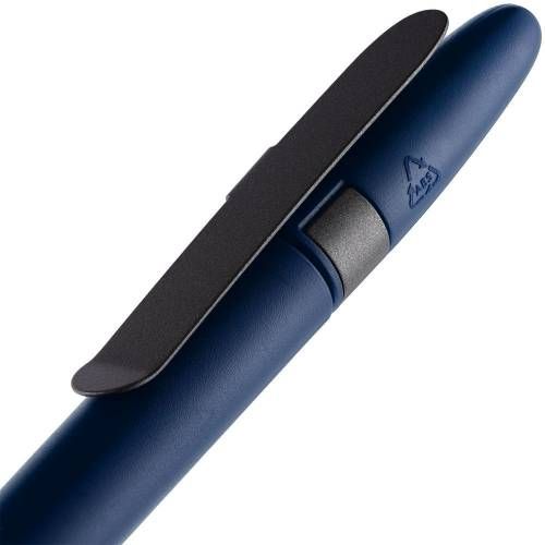 Ручка шариковая Prodir DS5 TSM Metal Clip, синяя с серым фото 7
