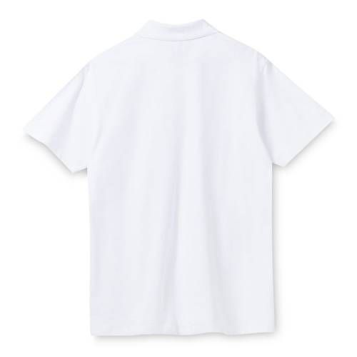 Рубашка поло мужская Spring 210, белая фото 3