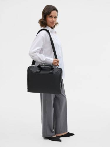 Сумка для ноутбука Storax, черная фото 12 Сумка для ноутбука Storax, черная фото 12