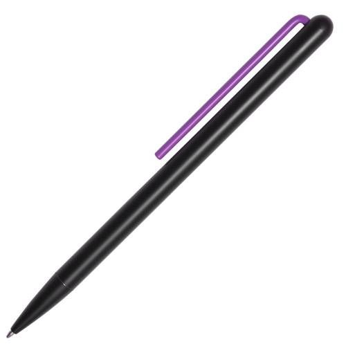 Шариковая ручка GrafeeX в чехле, черная с фиолетовым фото 2