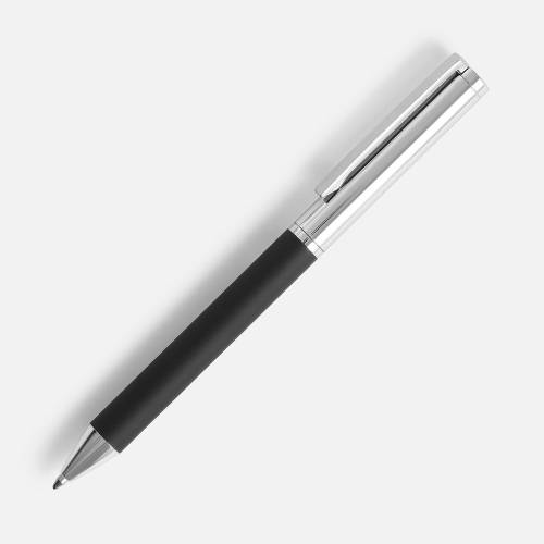 Ручка шариковая Eyeshot Soft Touch, черная фото 2