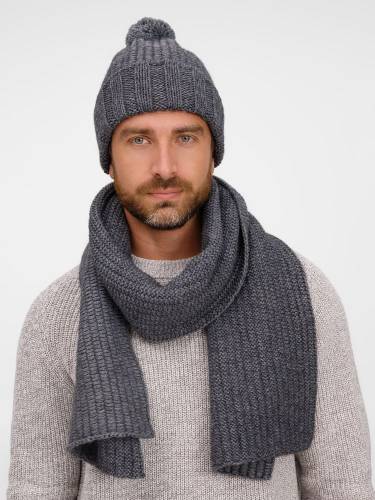 Шарф Frissonelle, серый меланж фото 8