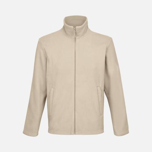 Куртка флисовая унисекс Nitro, серо-бежевая фото 2