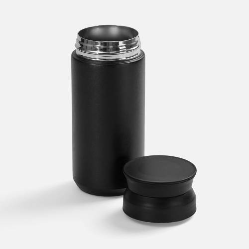 Термостакан Bau с ситечком, черный фото 4