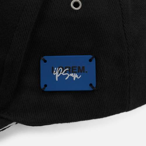 Бейсболка Classic, черная с белым кантом фото 12