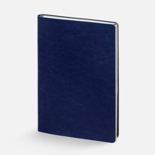 Ежедневник Nebraska Flex, недатированный, синий с серебром фото 2