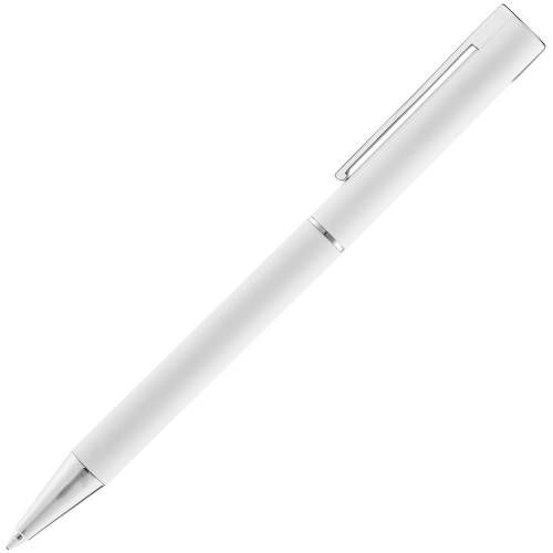 Ручка шариковая Blade Soft Touch, белая фото 4