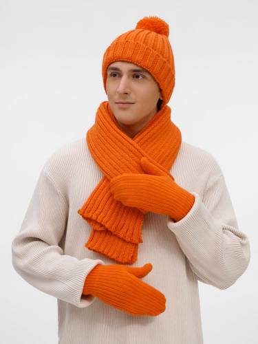 Шарф HappyGo, оранжевый фото 7