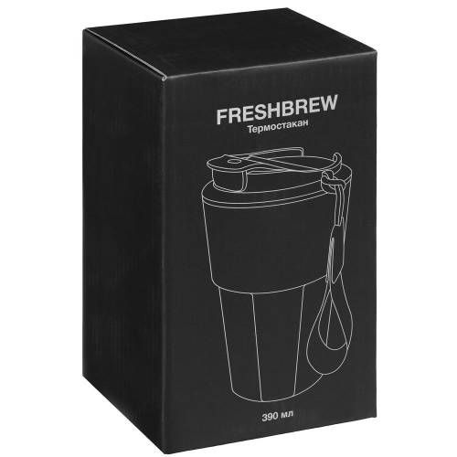 Термостакан Freshbrew, черный фото 2