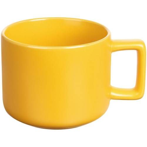 Чашка Jumbo, ver.2, матовая, желтая фото 2