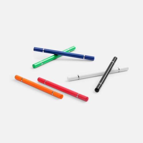 Ручка шариковая и вечный карандаш Diptych, ярко-красная фото 6