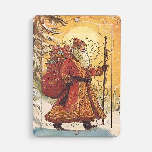 Пазл фигурный «Дед Мороз» фото 3