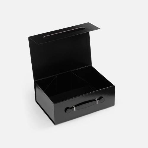 Коробка складная Holdfold, M, черная фото 4