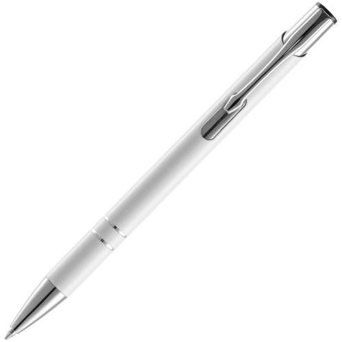 Ручка шариковая Keskus, белая фото 4