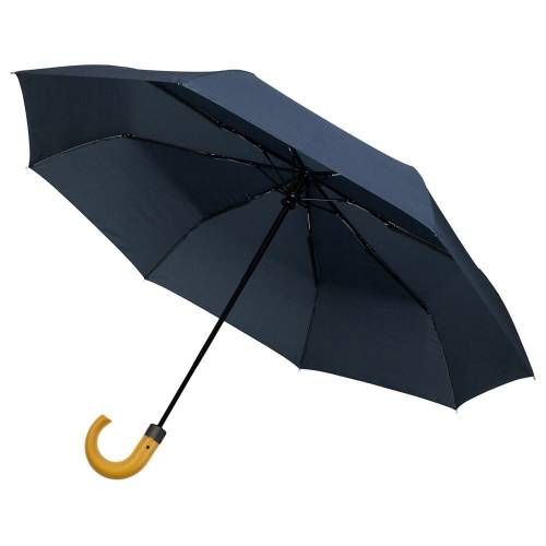 Зонт складной Classic, темно-синий фото 2