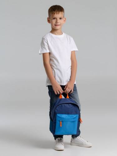 Рюкзак детский Kiddo, синий с голубым фото 12