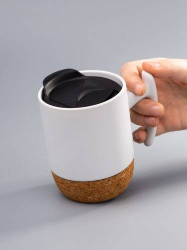Кружка Corky Grip, белая фото 7