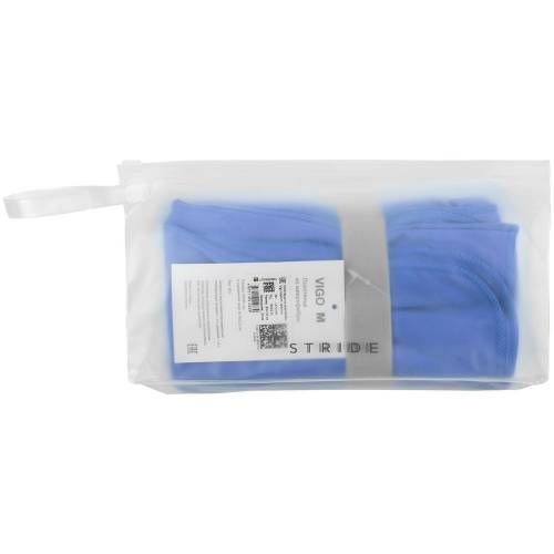 Спортивное полотенце Vigo Medium, синее фото 6