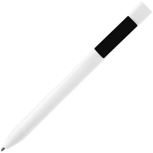 Ручка шариковая Swiper SQ, белая с черным фото 3