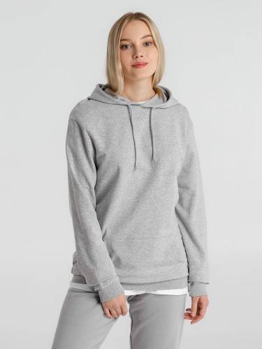 Толстовка с капюшоном унисекс Hoodie, серый меланж фото 12