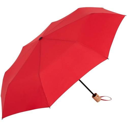 Зонт складной OkoBrella, красный фото 2